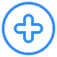 creazione siti web per medici e centri diagnostici icona blu croce IWM